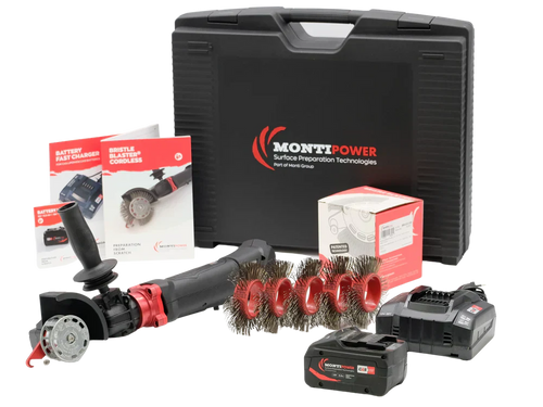 Bristle Blaster® Cordless Set — Includes CAS 5.5Ah Battery and Fast Charger